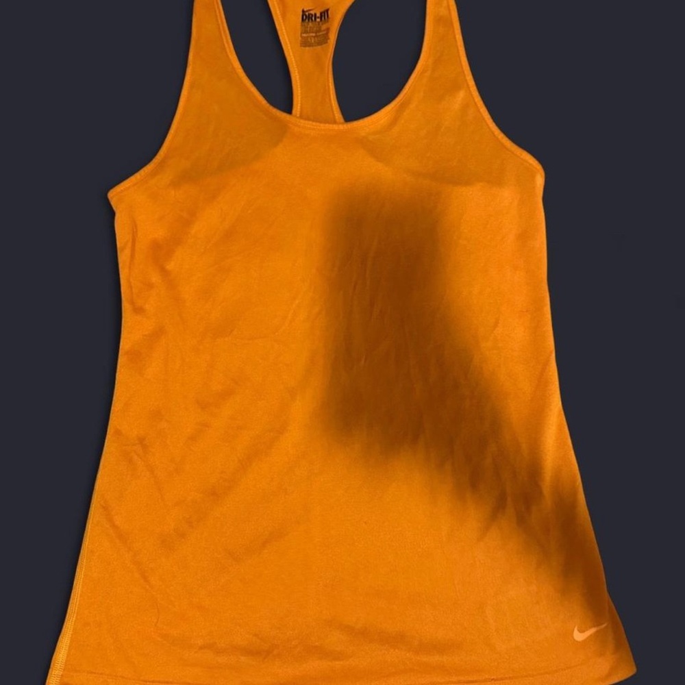 Nike Orange Performance Tank Top